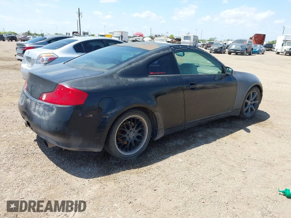 2004 Infiniti G35 Coupe w/Leather with VIN JNKCV54E74M807582, listed as a IAAI auction lot 41987481 with 116,471 mi miles. Bid and sale history available at carsss.com. Image 4.