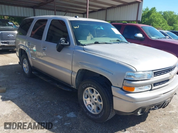 2005 Chevrolet Tahoe Z71 z VIN 1GNEC13TX5R195172, wystawiony jako IAAI lot #42080152 z przebiegiem 132 905 mil mil oraz . Historia ofert i sprzedaży dostępna na DreamBid. Obrazek 1.