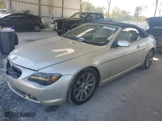 2006 BMW 6 Series 650Ci with VIN WBAEK13466CN75437, listed as a Copart auction lot 73545754 with 75,932 mi miles and Salvage Title. Bid and sale history available at carsss.com. Image 1.