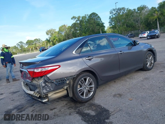 2015 Toyota Camry XLE with VIN 4T1BF1FK6FU046922, listed as a IAAI auction lot 41967284 with 82,487 mi miles and . Bid and sale history available at DreamBid. Image 4.