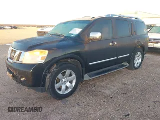 2011 Nissan Armada SV with VIN 5N1BA0ND4BN624127, listed as a IAAI auction lot 41722211 with 177,286 mi miles and . Bid and sale history available at DreamBid. Image 2.