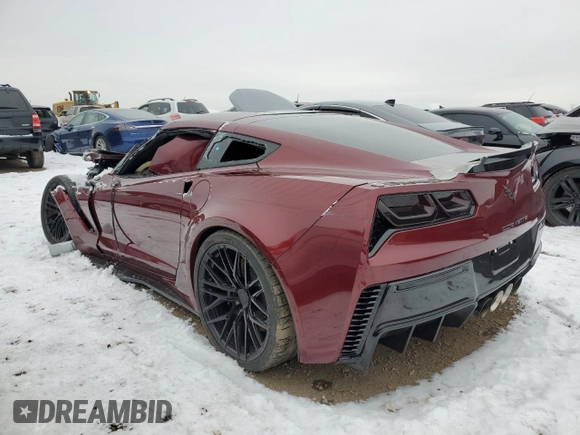 2018 Chevrolet Corvette Grand Sport 2LT with VIN 1G1YX2D70J5100047, listed as a Copart auction lot 84485544 with 0 mi miles and Salvage Title. Bid and sale history available at carsss.com. Image 2.