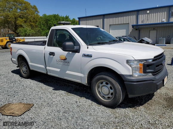 2019 Ford F-150 XL with VIN 1FTMF1CB0KKD31820, listed as a Copart auction lot 50991785 with 93,681 mi miles and Salvage Title. Bid and sale history available at carsss.com. Image 4.