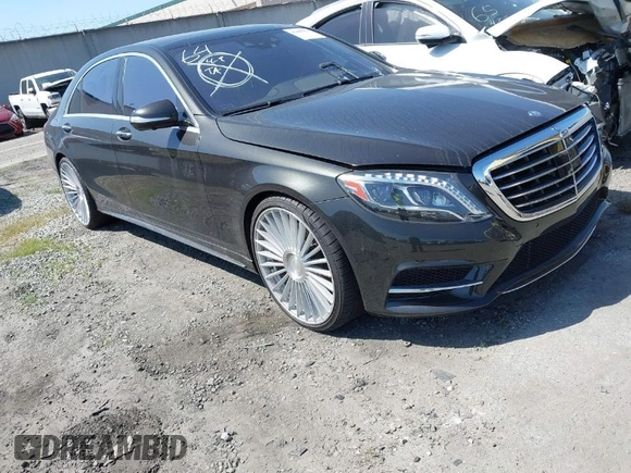 2015 Mercedes-Benz S-Class S 550 with VIN WDDUG8CB1FA094259, listed as a IAAI auction lot 41487071 with 50,253 mi miles. Bid and sale history available at carsss.com. Image 1.