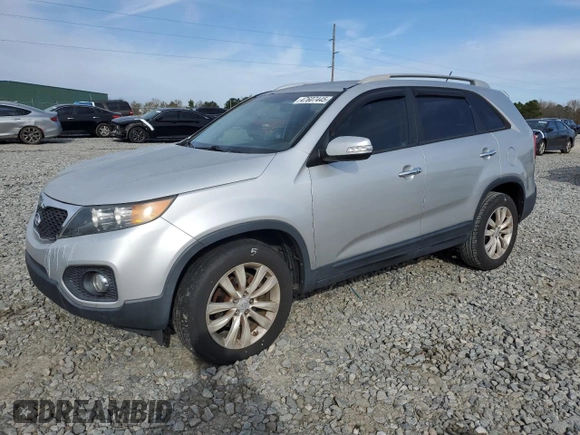 2011 Kia Sorento EX with VIN 5XYKU3A17BG151405, listed as a Copart auction lot 47607445 with 122,932 mi miles and Salvage Title. Bid and sale history available at carsss.com. Image 1.
