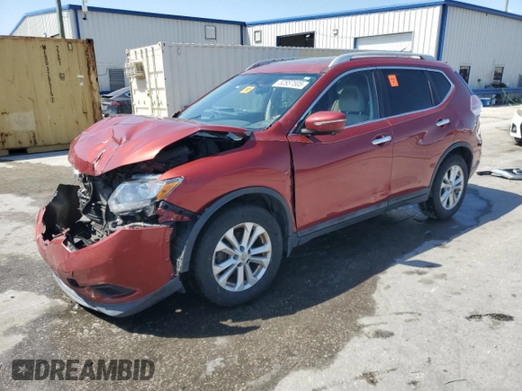 2014 Nissan Rogue SL with VIN 5N1AT2MT5EC778131, listed as a Copart auction lot 52857505 with 168,761 mi miles and Salvage Title. Bid and sale history available at carsss.com. Image 1.