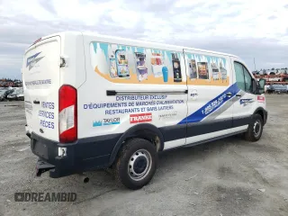 2022 Ford Transit Cargo with VIN 1FTYE1Y82NKA32948, listed as a Copart auction lot 77565844 with 133,959 mi miles and Salvage title. Bid and sale history available at DreamBid. Image 3.