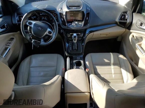 2014 Ford Escape Titanium with VIN 1FMCU0JX7EUD66921, listed as a Copart auction lot 50502105 with 170,624 mi miles and Salvage Title. Bid and sale history available at carsss.com. Image 8.