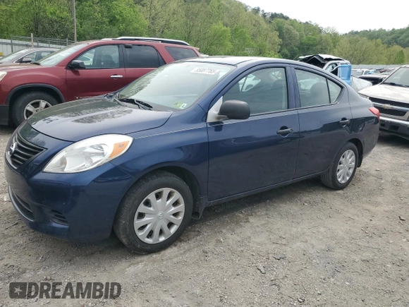 2014 Nissan Versa SV with VIN 3N1CN7AP2EL865682, listed as a Copart auction lot 55087765 with 208,703 mi miles and Salvage Title. Bid and sale history available at DreamBid. Image 1.