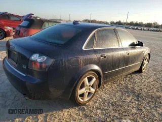 2004 Audi A4 3.0L with VIN WAULT68E34A145795, listed as a Copart auction lot 76507784 with 0 mi miles and Salvage Title. Bid and sale history available at carsss.com. Image 3.