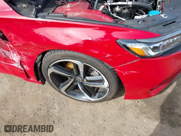 2018 Honda Accord Sedan Sport 1.5T with VIN 1HGCV1F32JA182674, listed as a IAAI auction lot 41788258 with 71,702 mi miles. Bid and sale history available at carsss.com. Image 17.
