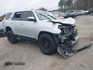 2021 Toyota 4Runner TRD Off Road Premium with VIN JTERU5JR1M5913859, listed as a IAAI auction lot 41500116 with 49,570 mi miles and . Bid and sale history available at DreamBid. Image 1.
