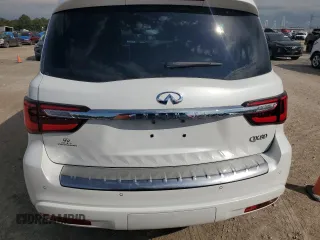 2022 Infiniti QX80 SENSORY with VIN JN8AZ2BF0N9743420, listed as a Copart auction lot 76709314 with 53,132 mi miles and Non Repairable. Bid and sale history available at carsss.com. Image 6.