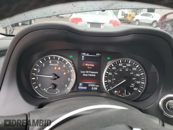 2020 Infiniti Q50 with VIN JN1EV7AR3LM252421, listed as a Copart auction lot 52086965 with 37,087 mi miles and Salvage Title. Bid and sale history available at DreamBid. Image 9.