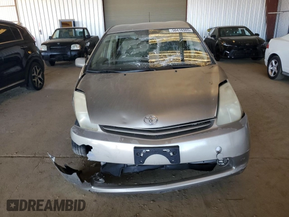 2005 Toyota Prius with VIN JTDKB20U953053805, listed as a Copart auction lot 50416905 with 0 mi miles and Salvage Title. Bid and sale history available at carsss.com. Image 5.