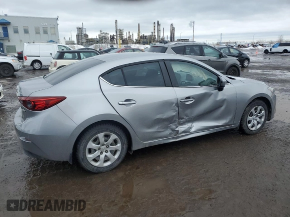 2016 Mazda 3 i Touring with VIN 3MZBM1V75GM286733, listed as a Copart auction lot 46906915 with 37,989 mi miles and Salvage Title. Bid and sale history available at carsss.com. Image 3.