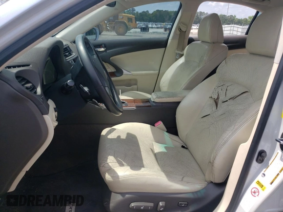 2010 Lexus IS 250 z VIN JTHBF5C24A5123479, wystawiony jako Copart lot #55631345 z przebiegiem Nie podano mil oraz Szkoda całkowita • Salvage title. Historia ofert i sprzedaży dostępna na DreamBid. Obrazek 7.