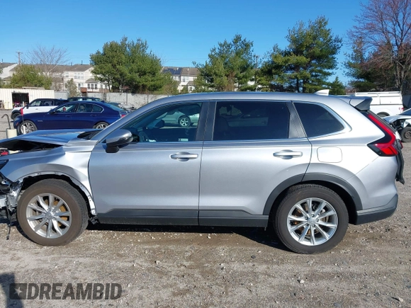 2024 Honda CR-V EX-L with VIN 7FARS4H74RE020703, listed as a IAAI auction lot 41839598 with 8,317 mi miles. Bid and sale history available at carsss.com. Image 14.
