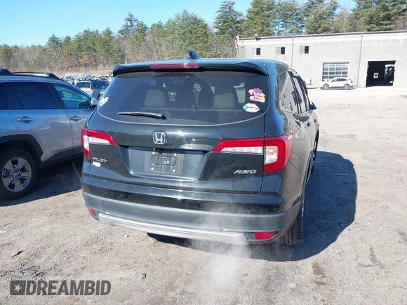 2019 Honda Pilot EX-L with VIN 5FNYF6H53KB007940, listed as a IAAI auction lot 38969204 with 52,677 mi miles. Bid and sale history available at carsss.com. Image 16.