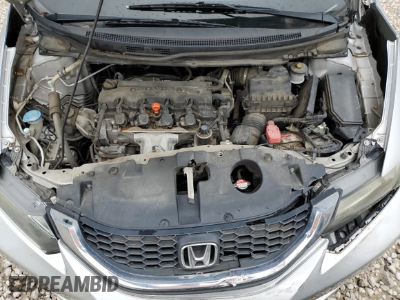 2013 Honda Civic LX with VIN 19XFB2F56DE097530, listed as a Copart auction lot 50644965 with 86,537 mi miles and Clean Title. Bid and sale history available at DreamBid. Image 11.