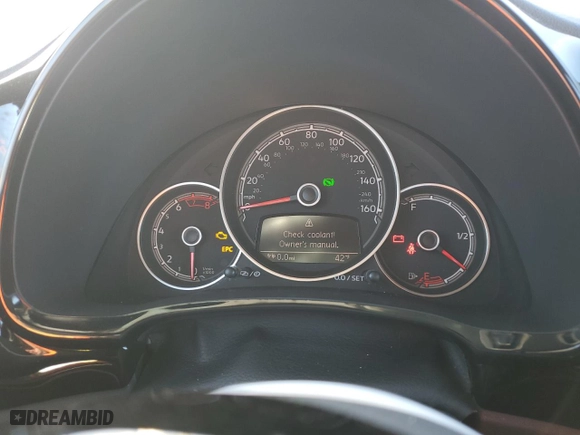 2019 Volkswagen Beetle S with VIN 3VWFD7AT1KM709999, listed as a Copart auction lot 83705954 with 0 mi miles and Non Repairable. Bid and sale history available at carsss.com. Image 9.