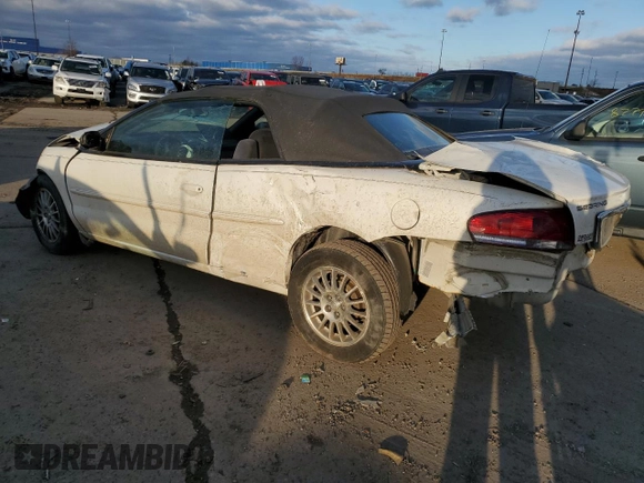 2005 Chrysler Sebring with VIN 1C3EL45X25N677043, listed as a Copart auction lot 82529324 with 105,774 mi miles and Salvage title. Bid and sale history available at DreamBid. Image 2.