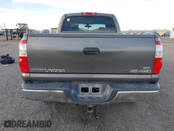 2005 Toyota Tundra SR5 with VIN 5TBDT44185S475556, listed as a IAAI auction lot 41589056 with 222,658 mi miles and . Bid and sale history available at DreamBid. Image 16.