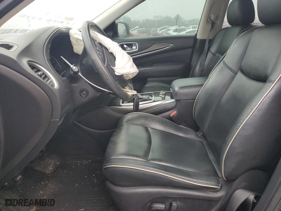 2019 Infiniti QX60 PURE with VIN 5N1DL0MM8KC531594, listed as a Copart auction lot 84862424 with 78,258 mi miles and Salvage Title. Bid and sale history available at carsss.com. Image 7.