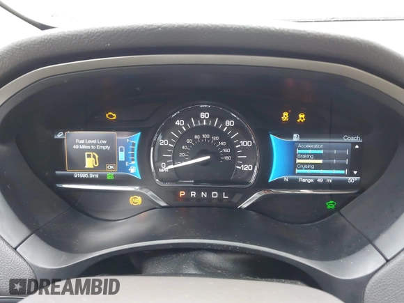 2017 Lincoln MKZ Hybrid Select with VIN 3LN6L5LU6HR634756, listed as a IAAI auction lot 41455406 with 91,995 mi miles and . Bid and sale history available at DreamBid. Image 7.