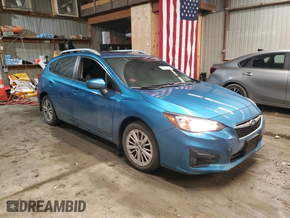 2018 Subaru Impreza Premium z VIN 4S3GTAD63J3708513, wystawiony jako Copart lot #43439975 z przebiegiem 134 369 mil mil oraz Szkoda całkowita • Salvage title. Historia ofert i sprzedaży dostępna na DreamBid. Obrazek 4.