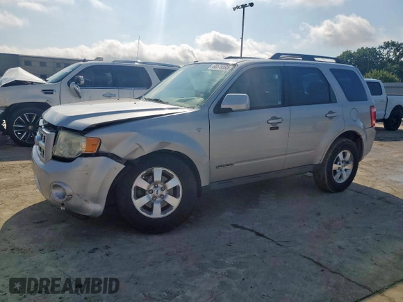 2008 Ford Escape Limited with VIN 1FMCU04108KA46976, listed as a Copart auction lot 60576595 with 177,256 mi miles and Salvage title. Bid and sale history available at DreamBid. Image 1.