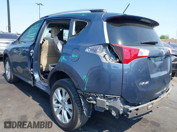 2013 Toyota RAV4 Limited with VIN 2T3YFREV5DW020014, listed as a IAAI auction lot 42747067 with 159,098 mi miles and . Bid and sale history available at DreamBid. Image 3.