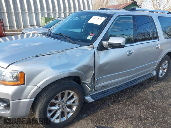 2017 Ford Expedition Max Limited z VIN 1FMJK2AT4HEA62126, wystawiony jako IAAI lot #41574378 z przebiegiem 169 880 mil mil oraz . Historia ofert i sprzedaży dostępna na DreamBid. Obrazek 6.