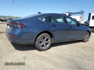 2025 Honda Accord EX-L with VIN 1HGCY2F6XSA007159, listed as a Copart auction lot 52245095 with 2,588 mi miles and Salvage title. Bid and sale history available at DreamBid. Image 3.