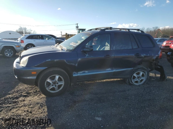2004 Hyundai Santa Fe GLS with VIN KM8SC73D34U757671, listed as a Copart auction lot 45156355 with 296,773 mi miles and Salvage Title. Bid and sale history available at carsss.com. Image 1.