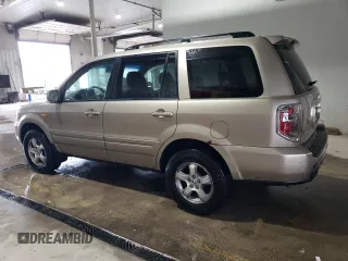 2007 Honda Pilot EX-L with VIN 2HKYF18757H534178, listed as a Copart auction lot 55444695 with 207,918 mi miles and Salvage Title. Bid and sale history available at carsss.com. Image 2.
