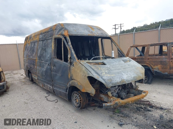 2011 Mercedes-Benz Sprinter Cargo Cargo with VIN WD3PE8CC1B5522561, listed as a IAAI auction lot 41943203 with Not Provided miles and . Bid and sale history available at carsss.com. Image 1.