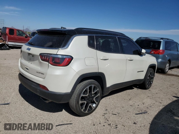 2019 Jeep Compass Limited with VIN 3C4NJCCB4KT646746, listed as a Copart auction lot 54432665 with 85,091 mi miles and Clean title. Bid and sale history available at DreamBid. Image 3.