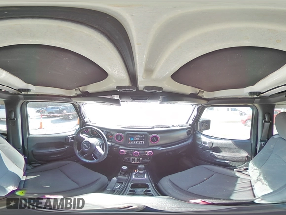 2021 Jeep Wrangler Willys with VIN 1C4HJXAG6MW651740, listed as a Copart auction lot 75310184 with 39,608 mi miles and Salvage title. Bid and sale history available at DreamBid. Image 15.