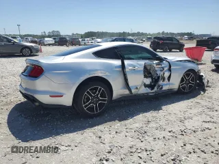 2019 Ford Mustang EcoBoost with VIN 1FA6P8TH8K5197470, listed as a Copart auction lot 52180745 with 53,562 mi miles and Salvage Title. Bid and sale history available at carsss.com. Image 3.