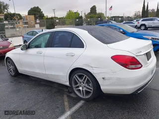 2015 Mercedes-Benz C-Class C 300 with VIN 55SWF4JB2FU055641, listed as a IAAI auction lot 41756262 with 86,670 mi miles. Bid and sale history available at carsss.com. Image 14.