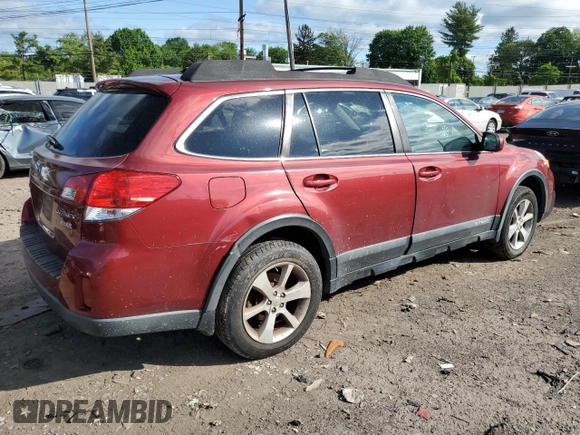 2013 Subaru Outback Premium z VIN 4S4BRBGC8D3274167, wystawiony jako Copart lot #57317015 z przebiegiem 124 733 mil mil oraz Szkoda całkowita • Salvage title. Historia ofert i sprzedaży dostępna na DreamBid. Obrazek 3.