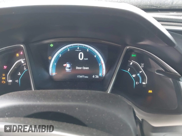 2016 Honda Civic Sedan EX with VIN 19XFC2F73GE035232, listed as a IAAI auction lot 41963810 with 173,477 mi miles. Bid and sale history available at carsss.com. Image 7.