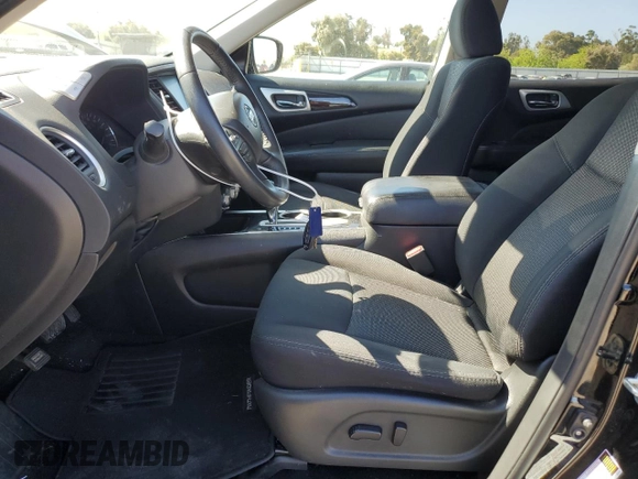 2019 Nissan Pathfinder SV with VIN 5N1DR2MN0KC603021, listed as a Copart auction lot 55785595 with 60,674 mi miles and Salvage title. Bid and sale history available at DreamBid. Image 7.
