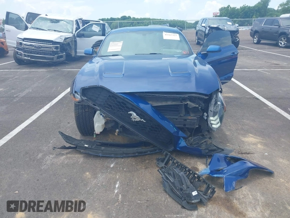 2018 Ford Mustang EcoBoost with VIN 1FA6P8TH7J5135251, listed as a IAAI auction lot 42567327 with 87,458 mi miles and . Bid and sale history available at DreamBid. Image 6.