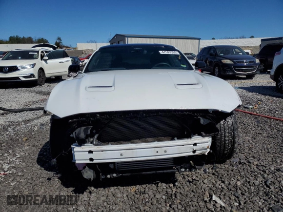 2022 Ford Mustang EcoBoost with VIN 1FA6P8TH2N5122087, listed as a Copart auction lot 47593395 with 43,545 mi miles and Salvage Title. Bid and sale history available at carsss.com. Image 5.