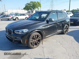 2019 BMW X3 M40i with VIN 5UXTS3C59KLR72809, listed as a IAAI auction lot 41893066 with 39,654 mi miles and . Bid and sale history available at DreamBid. Image 17.