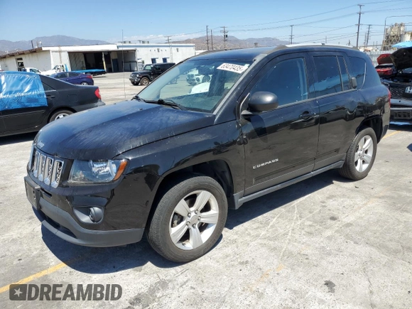 2016 Jeep Compass Sport z VIN 1C4NJDBBXGD571961, wystawiony jako Copart lot #63470435 z przebiegiem 156 418 mil mil oraz Czysty tytuł • Clean title. Historia ofert i sprzedaży dostępna na DreamBid. Obrazek 1.