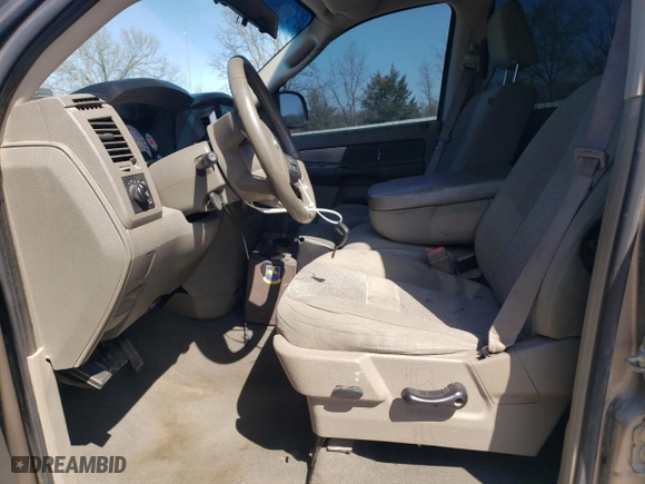2007 Dodge Ram 1500 SLT with VIN 1D7HU18207J620165, listed as a Copart auction lot 52049735 with 201,267 mi miles and Salvage Title. Bid and sale history available at carsss.com. Image 7.