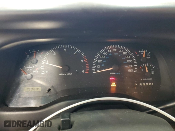 1997 Dodge Dakota with VIN 1B7GL23X6VS120925, listed as a Copart auction lot 81242474 with 190,295 mi miles and Salvage Title. Bid and sale history available at carsss.com. Image 9.